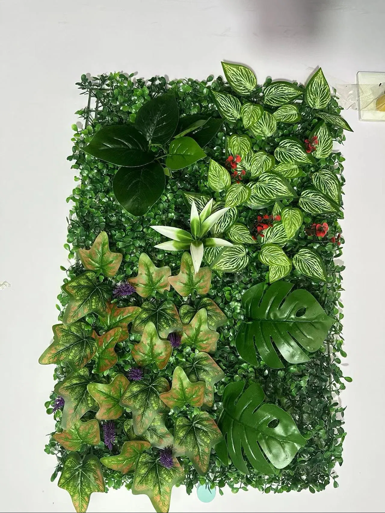 UV Protected IVY Faux Boxwood Privacy Green Vertical Artificial Plant Wall