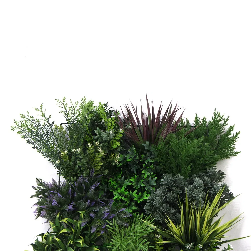 Decorative Natural Touch Artificial Leaf Plant Foliage Wall for Vertical Garden