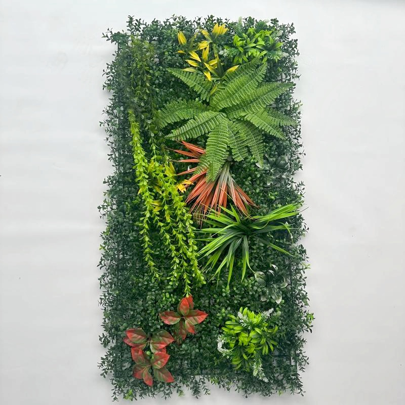 Wholesale 50*100cm Anti-UV Artificial Green Wall Panel Vertical Garden