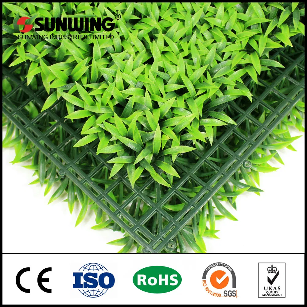 2017 New Anti-UV Artificial Boxwood Grass Mat for Outdoor Decoration