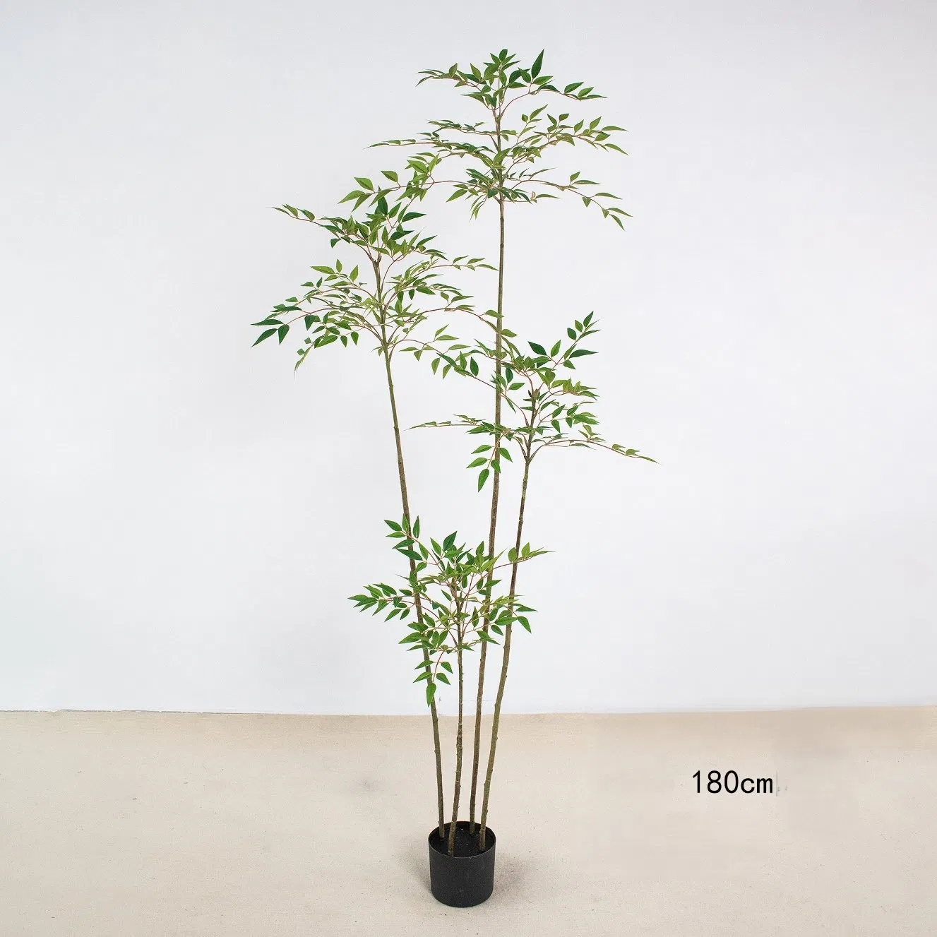 China Manufacturer Artificial Plants Trees Faux Bonsai Plant Indoor Outdoor Fake Nandina Tree for Home Garden Decor