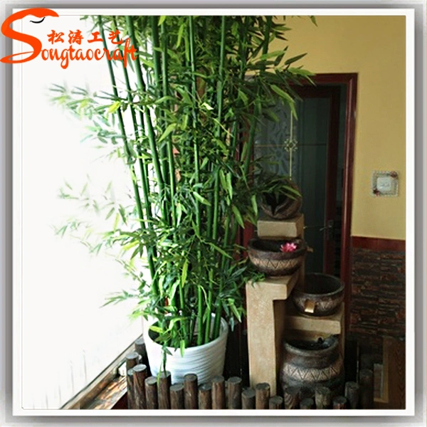 Guangzhou Wholesale Price Artificial Bamboo Tree Plastic Fake for Home Decoration