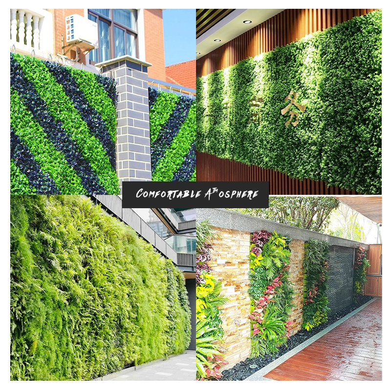Lush Artificial Moss Wall Panels for Allergy-Free Spaces