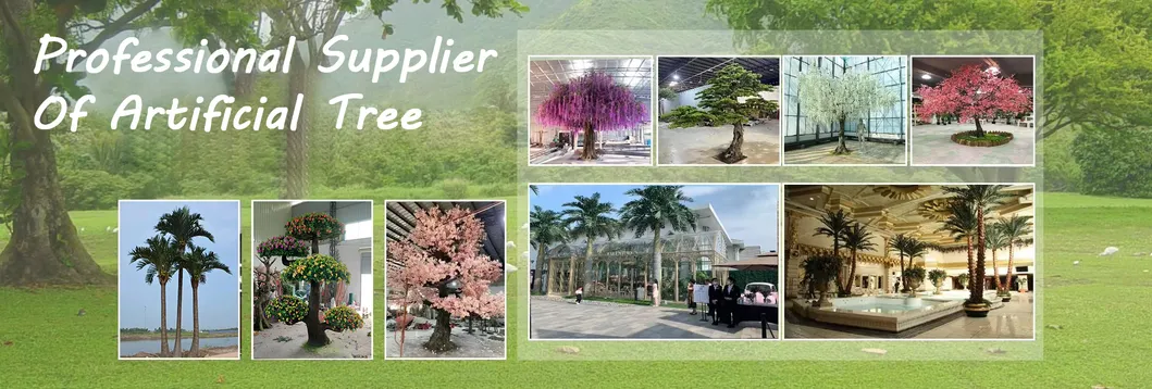 Large Outdoor Artificial Date and Coconut Palms Tree