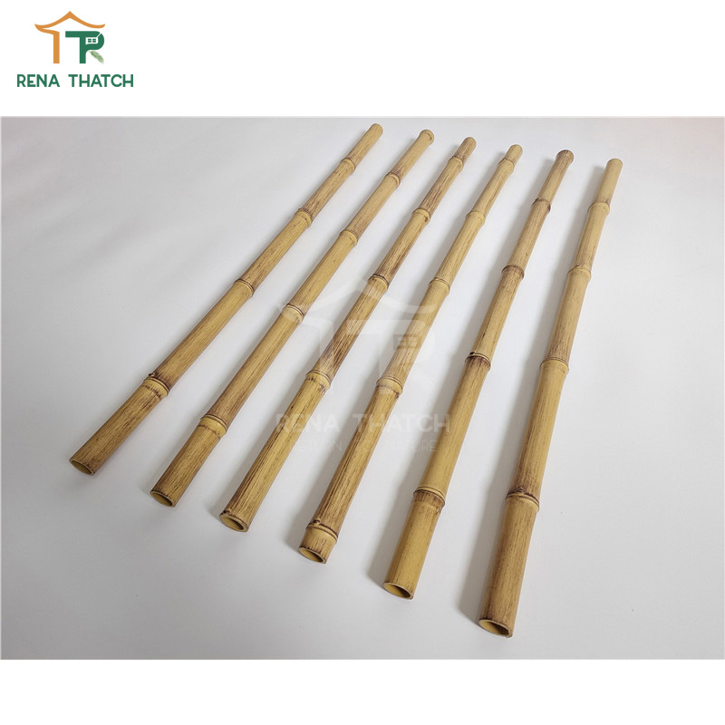 Class a Flame Retardancy Japanese Artificial Bamboo Synthetic Bamboo Pole Stick Plastic Bamboo Stake Canes