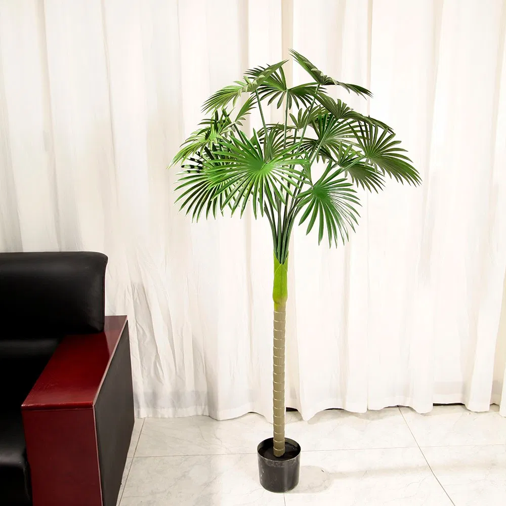Garden Landscaping Artificial Plants Tree Home Decor Bonsai Tree Plastic Plants Pots Faked Palm Plants