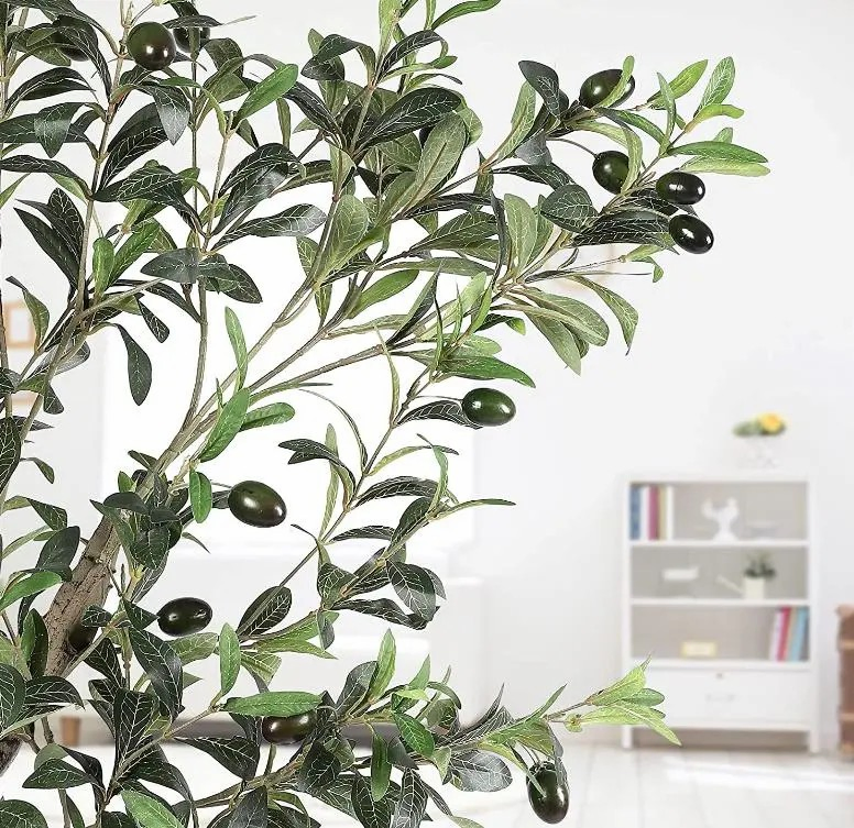 China Factory Direct Contact Us for Free Sample Artificial Olive Tree Bonsai