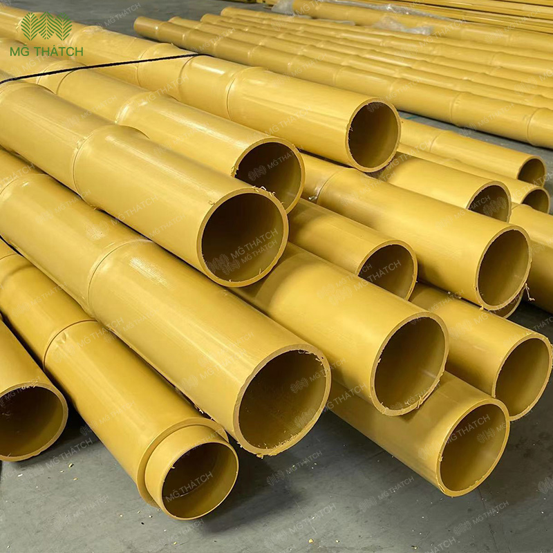 More Than 20 Years Lifespan Artificial Plastic Bamboo Pole