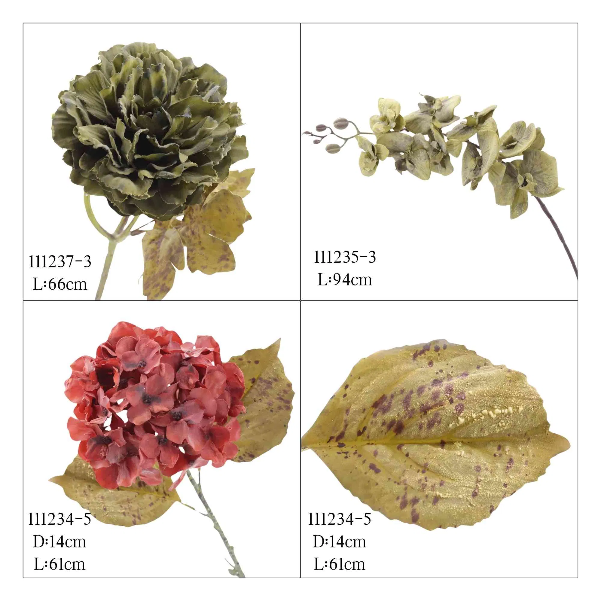 Wholesale Silk Flowers Artificial Floral for Wedding Decoration Hydrangeas Artificial Flower Arrangement