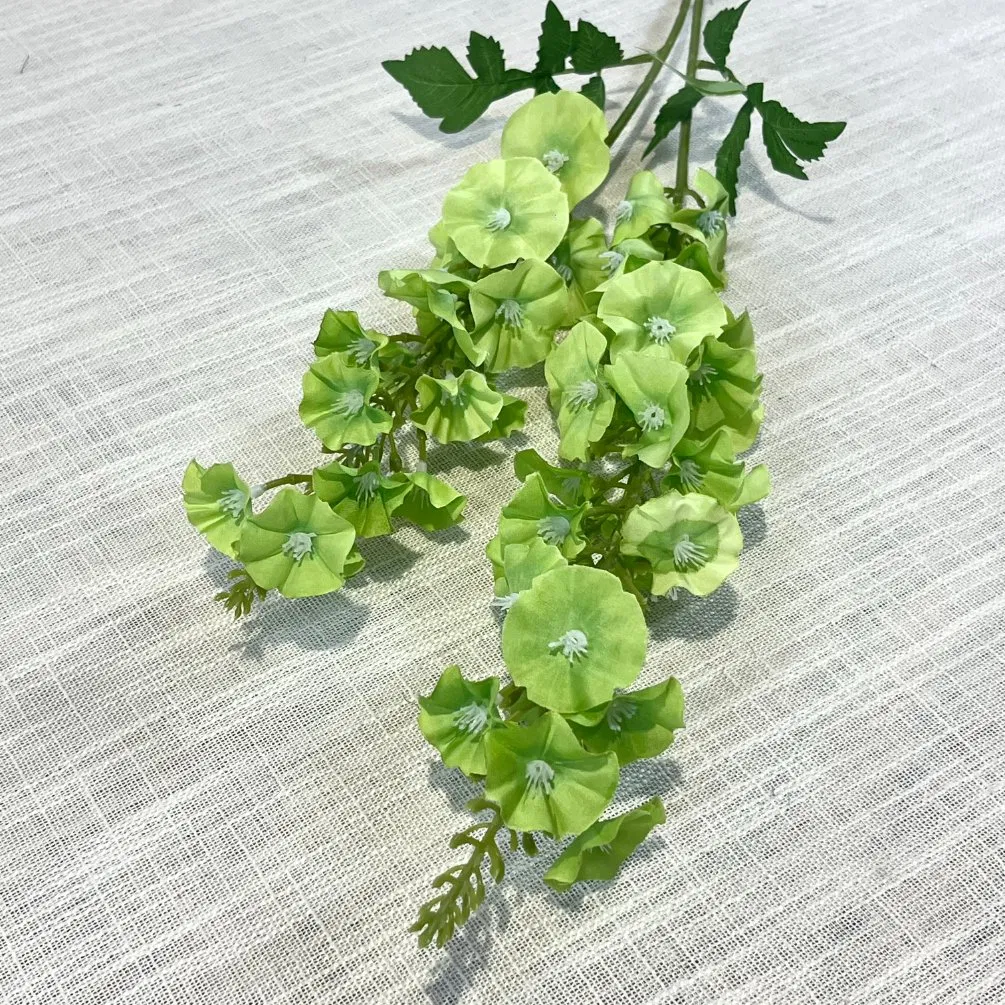 Single Long Rod 2 Forks Qianxun Wind Chime Artificial Flower Bouquet Silk Flower Arrangement 2