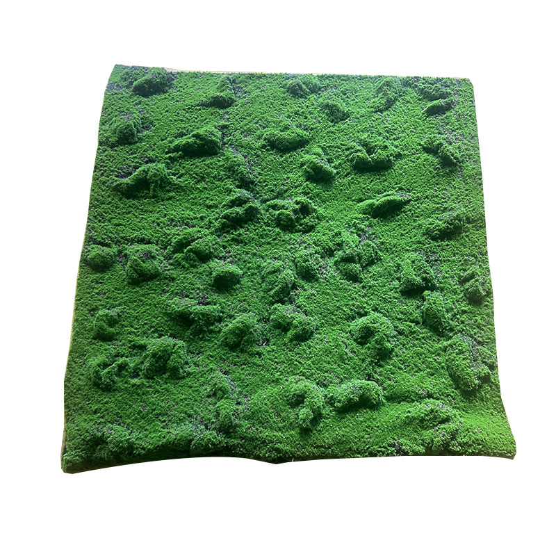 Factory Wholesale 1m*1m Artificial Moss Wall Counter Decoration Landscaping
