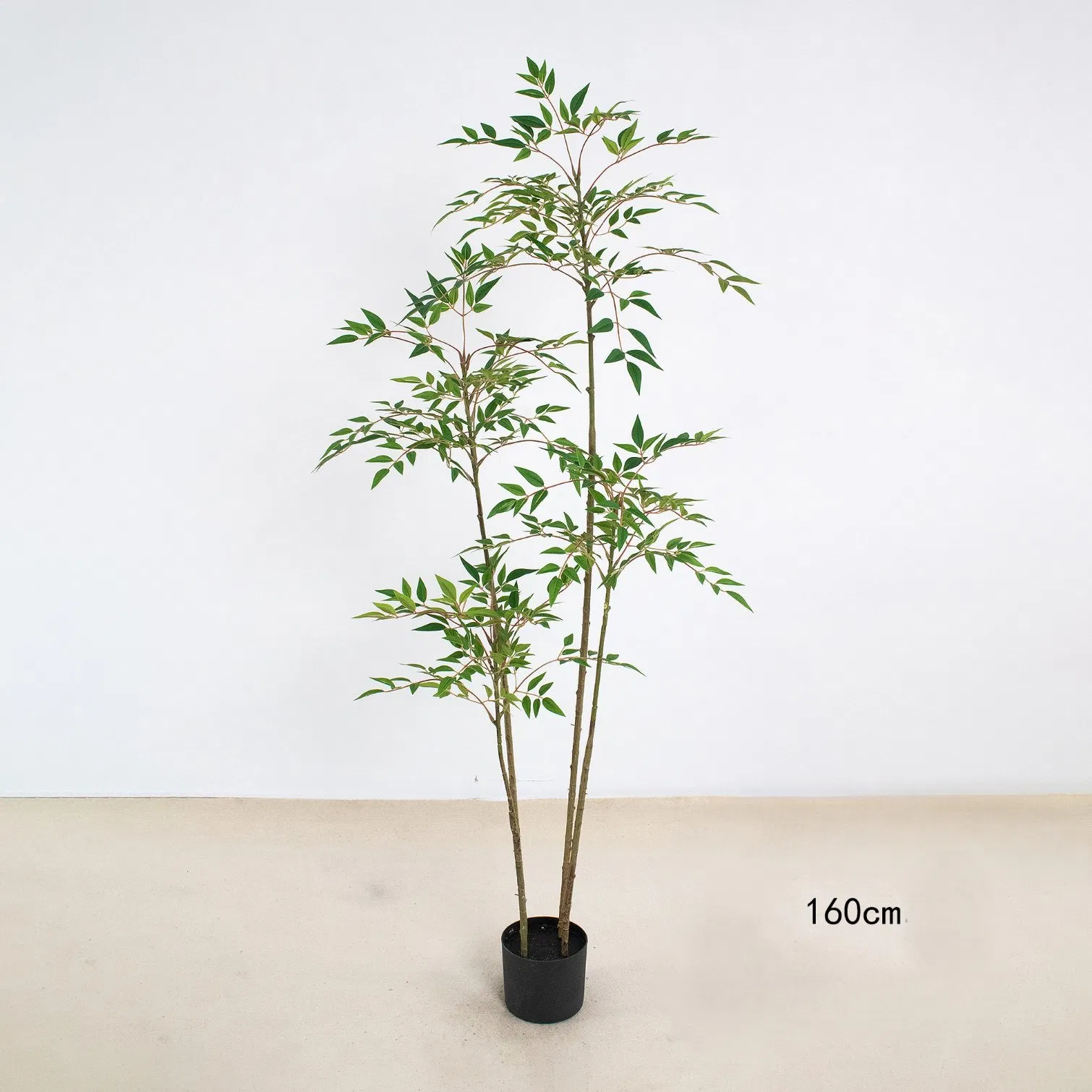 China Manufacturer Artificial Plants Trees Faux Bonsai Plant Indoor Outdoor Fake Nandina Tree for Home Garden Decor
