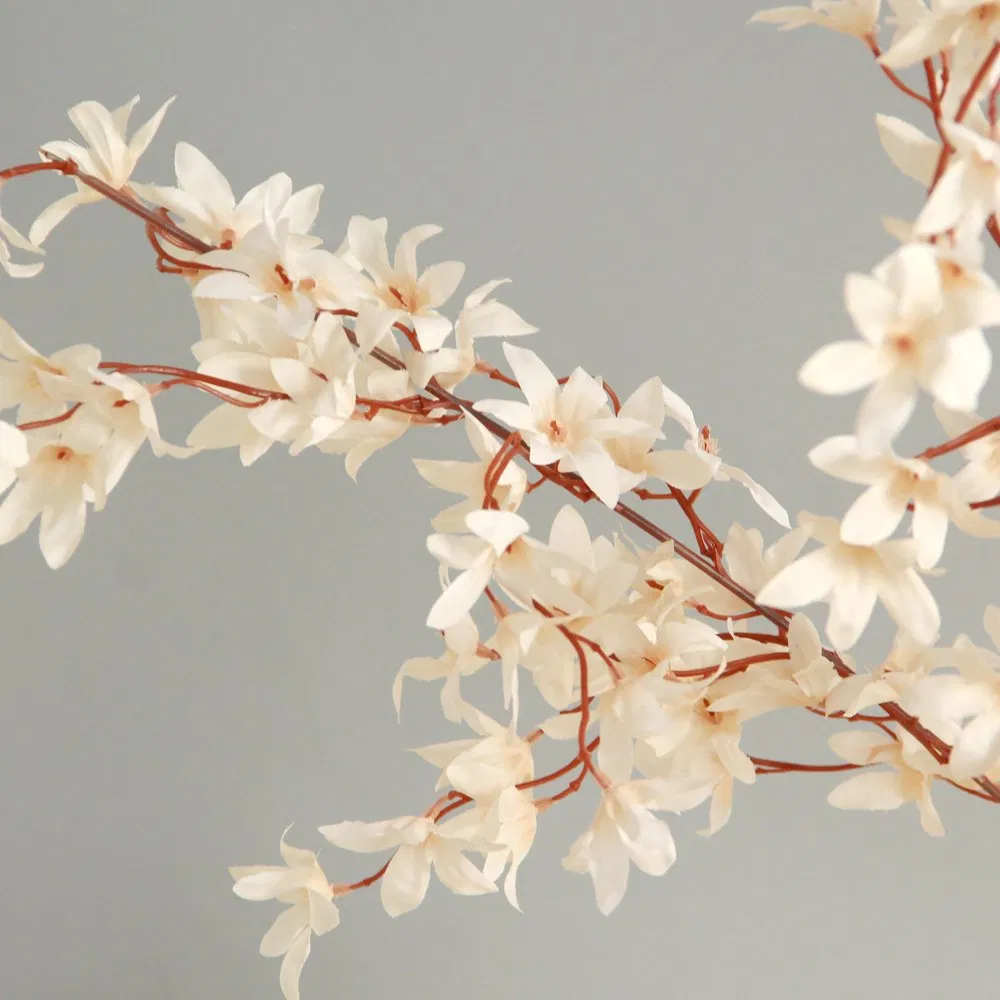 2024 New Products Oncidium Lifelike Artificial Orchid Flowers Silk Flowers Arrangement Wedding Flowers