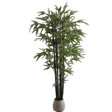 Plastic Potted Faux Tree Bamboo Fence Artificial Bamboo Bonsai