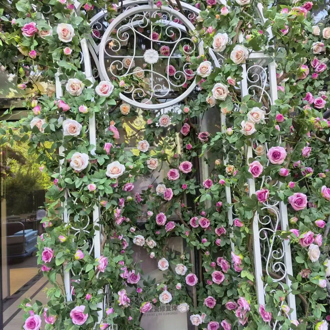 Artificial Flowers Wedding Home Hotel Arrangements Decorative Silk Rose Flowers