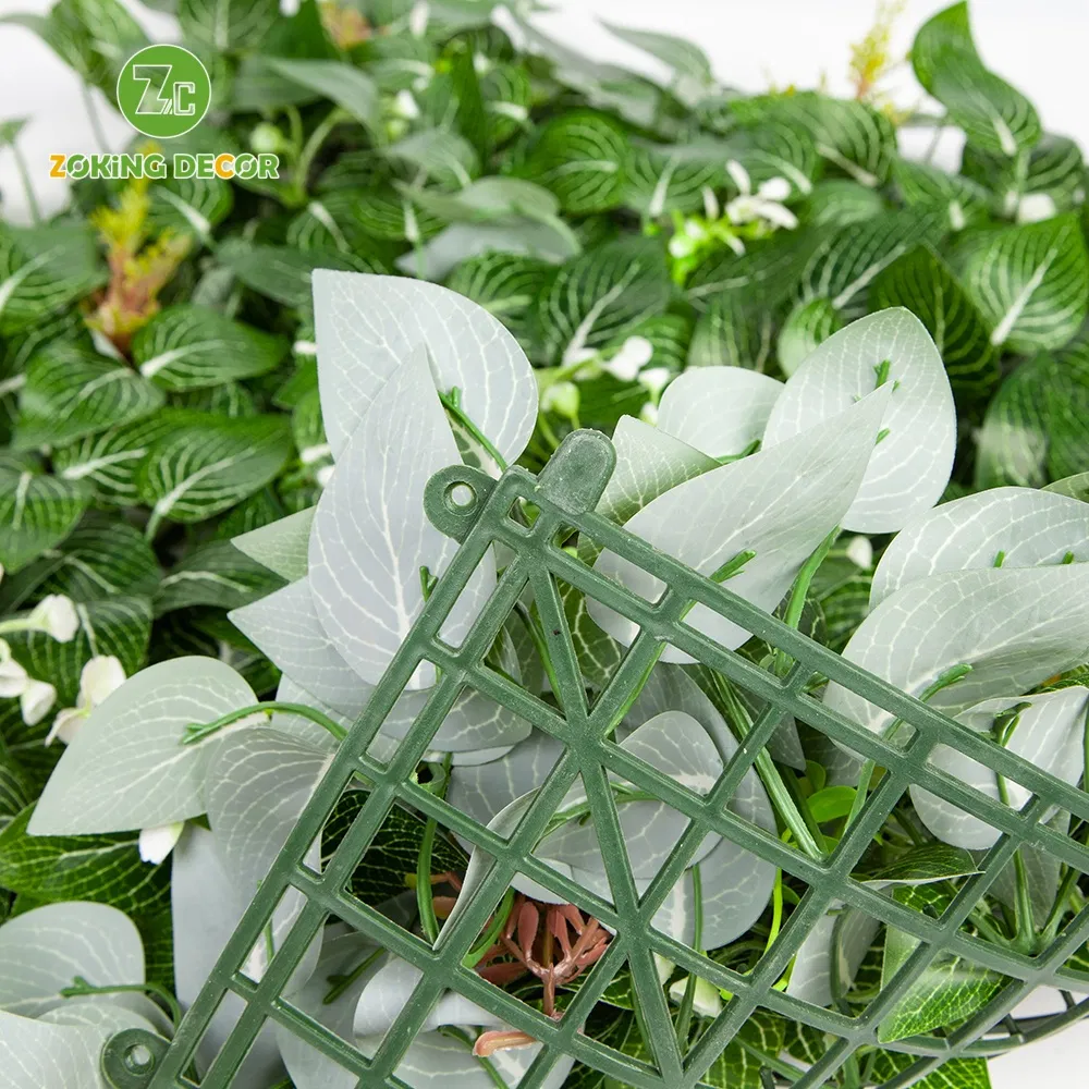 China Manufacture Wholesale UV Proof Removable Artificial Green Plant Wall Artificial Boxwood Mat Vertical Garden