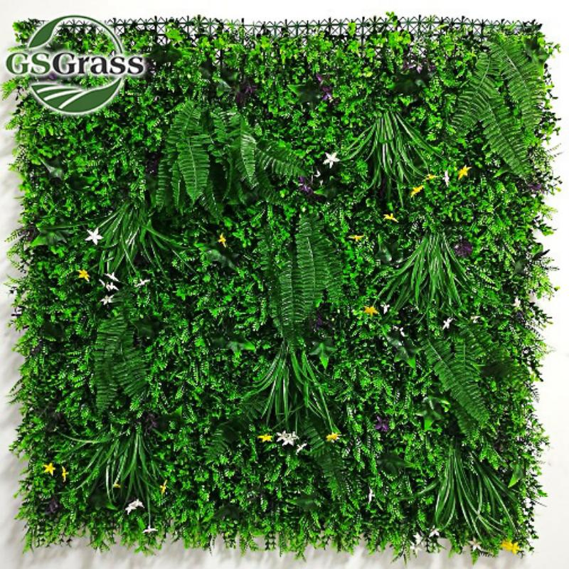 Anti UV Factory Direct Wholesale Artificial Grass Plants Vertical Garden Panels