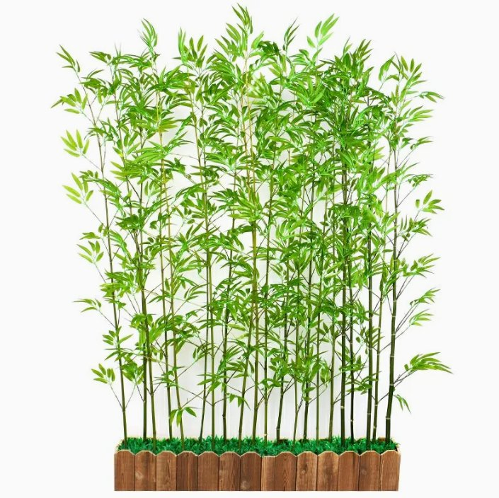 Artificial Lucky Bamboo Fence Artificial Bamboo Tree for Outdoor Indoor Decoration