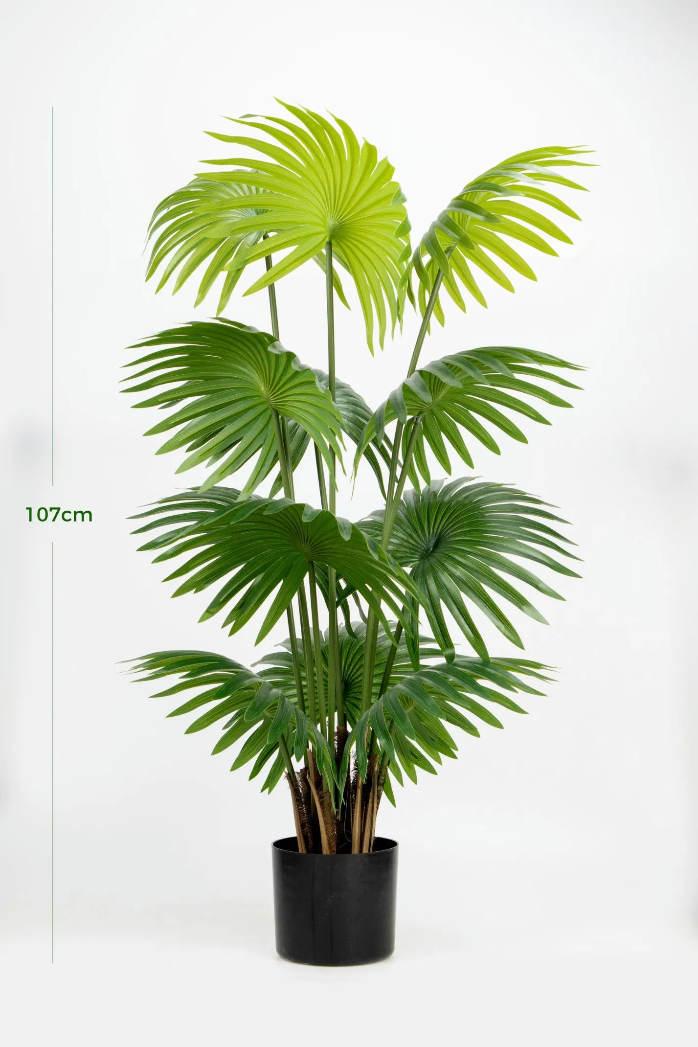 Faux Plant Home Decoration Artificial Potted Palm Tree 107cm