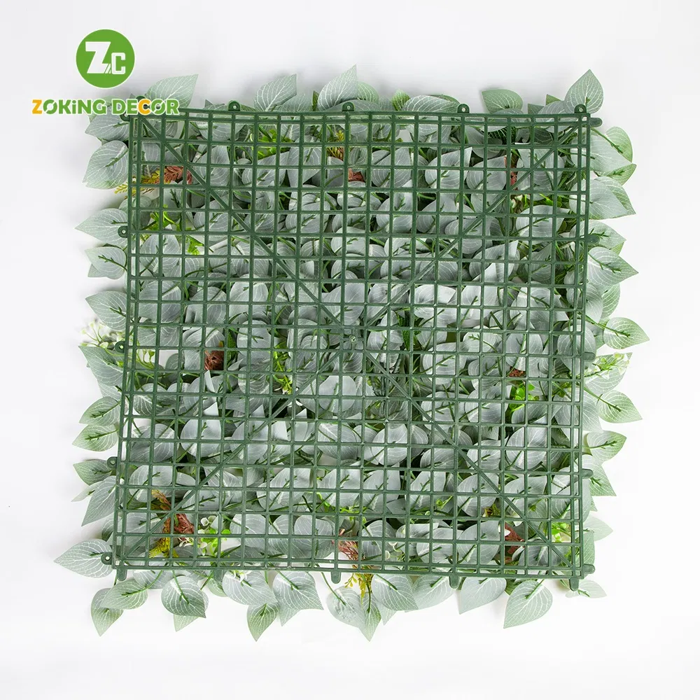 China Manufacture Wholesale UV Proof Removable Artificial Green Plant Wall Artificial Boxwood Mat Vertical Garden