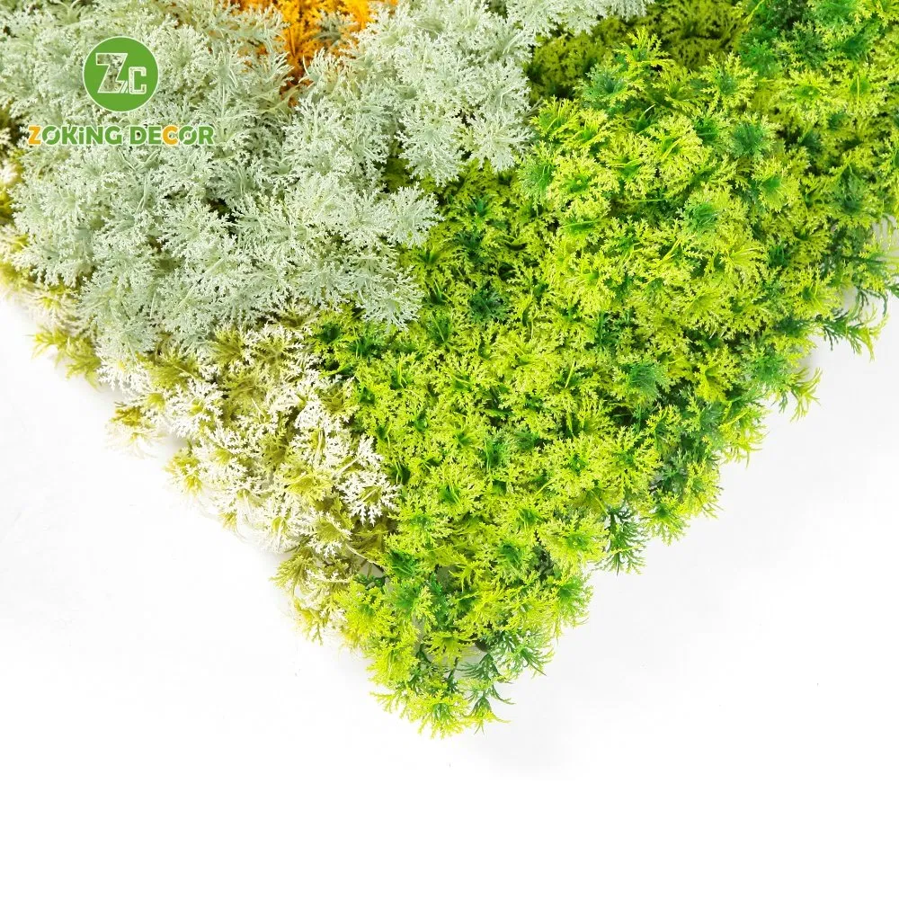 Zc Vertical Garden Decor Artificial Flower Plant Boxwood Panels Garden Decorative Faux Greenery Mats for Home Decoration