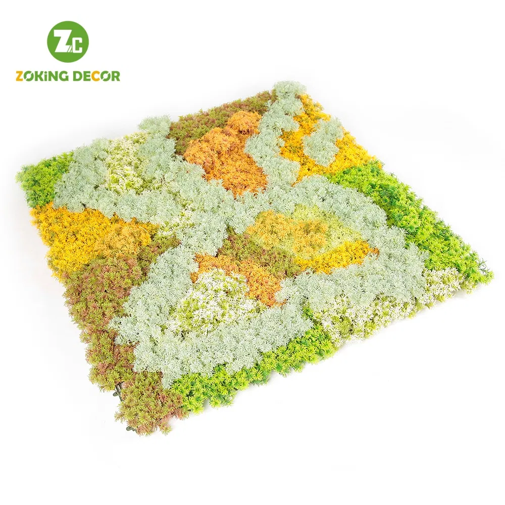 Zc Vertical Garden Decor Artificial Flower Plant Boxwood Panels Garden Decorative Faux Greenery Mats for Home Decoration