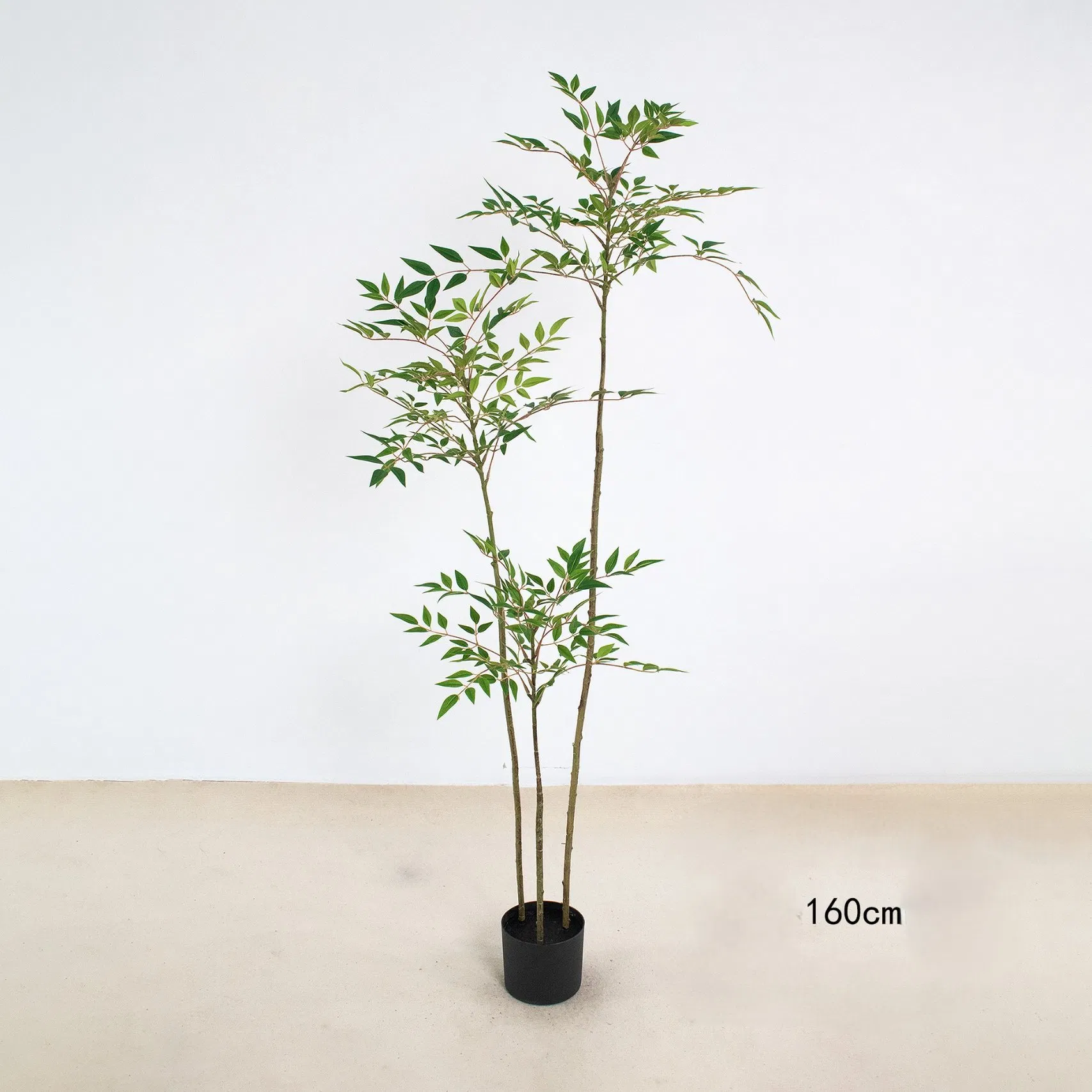 China Manufacturer Artificial Plants Trees Faux Bonsai Plant Indoor Outdoor Fake Nandina Tree for Home Garden Decor