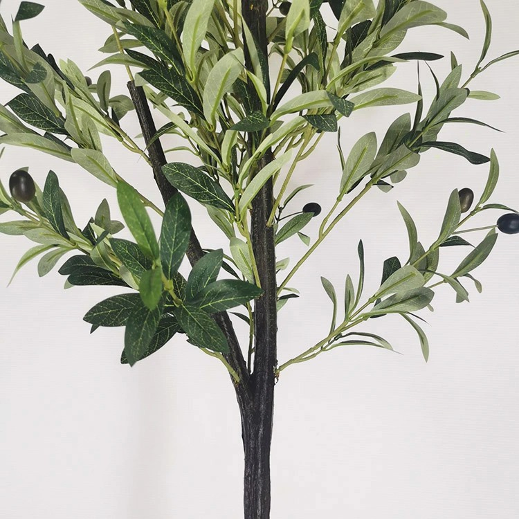 China Factory Direct Contact Us for Free Sample Artificial Olive Tree Bonsai