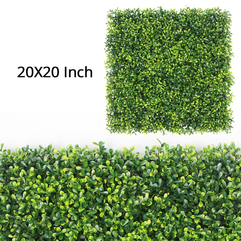Cheap Customized Artificial Boxwood Hedge Wall Panels Roll Mat for Outdoor