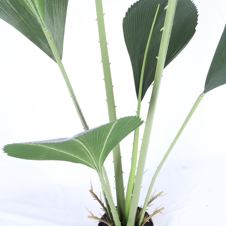 Home Decor Faux Green Tree Simulation Tropical Bonsai Artificial Fan Palm Tree