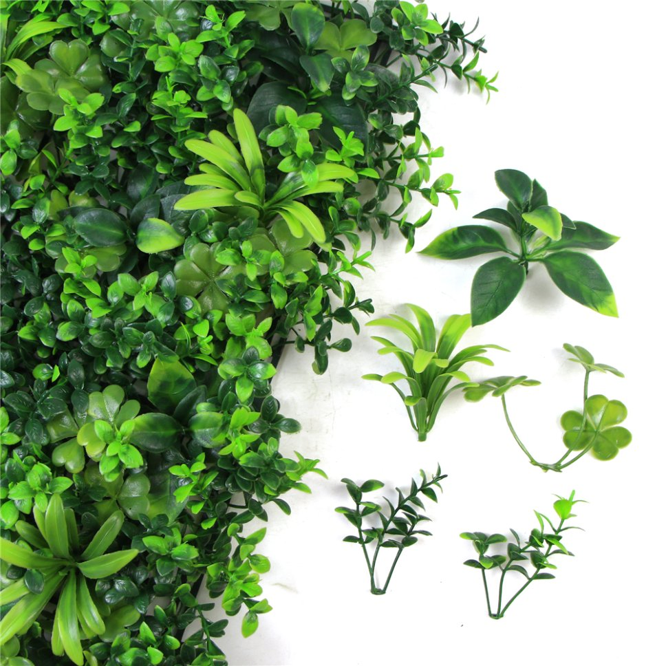 New Style Greenery Artificial Boxwood Grass Panel Hedge Wall Mats for Wall Decoration