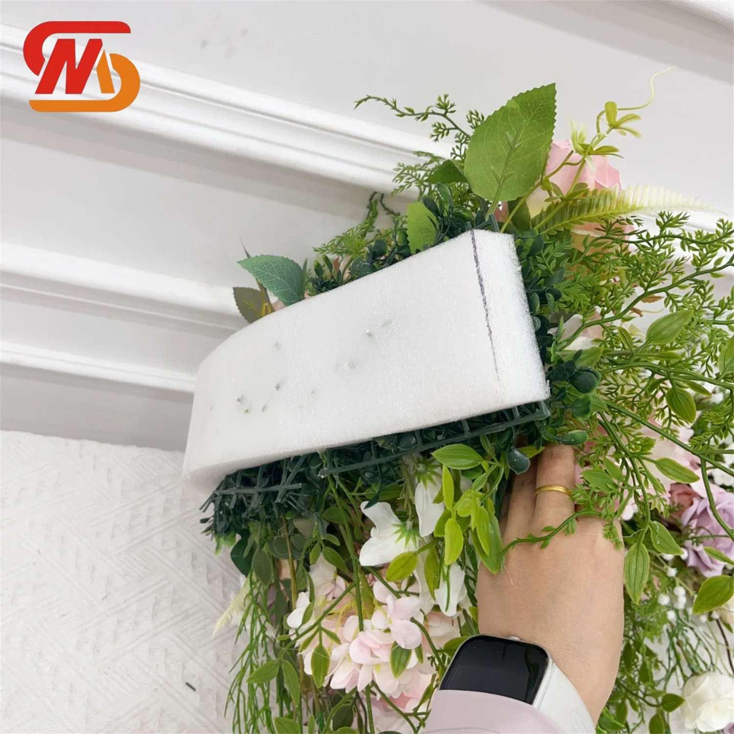 Smooth Custom Artificial Flower Table Runners Wedding Silk Flower Arrangements Event Decorations