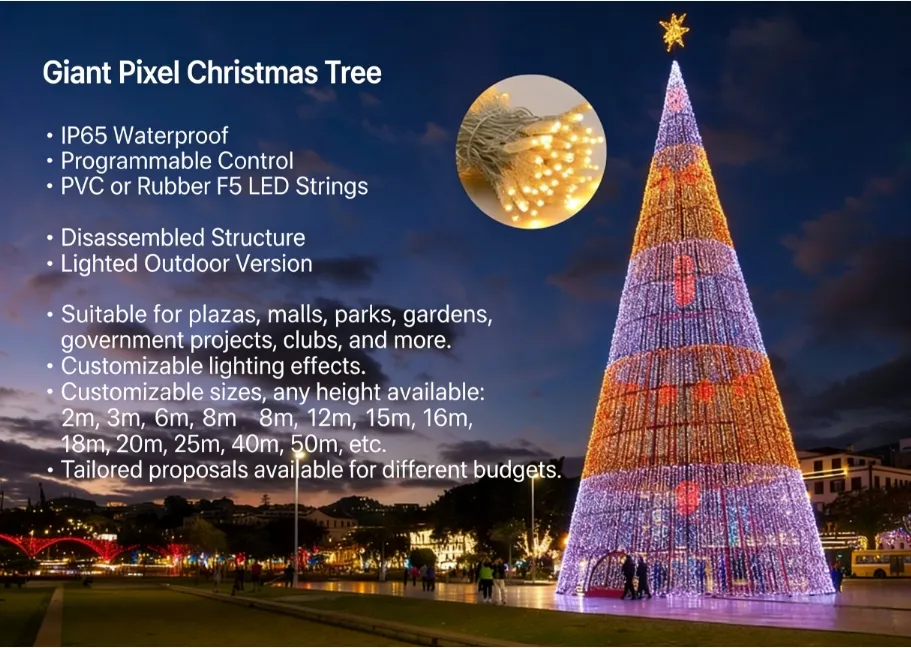 Giant Christmas Tree Display