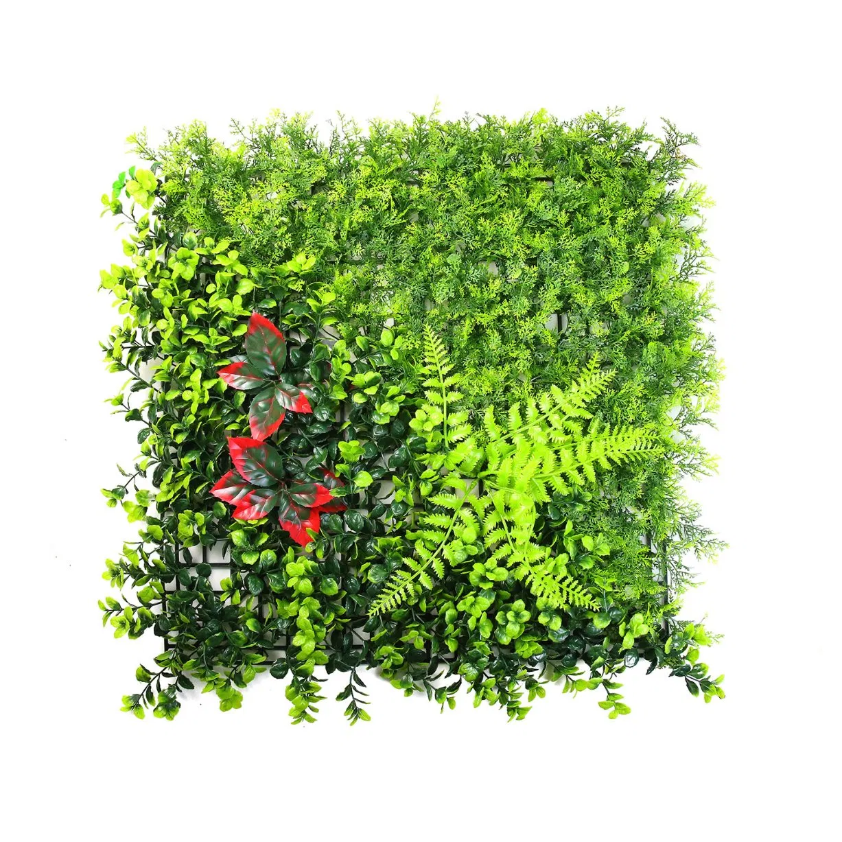Outdoor Artificial Vertical Garden Anti Fire Retardant Faux Foliage Plant Backdrop Hedge Green Grass Wall Putting Green Type