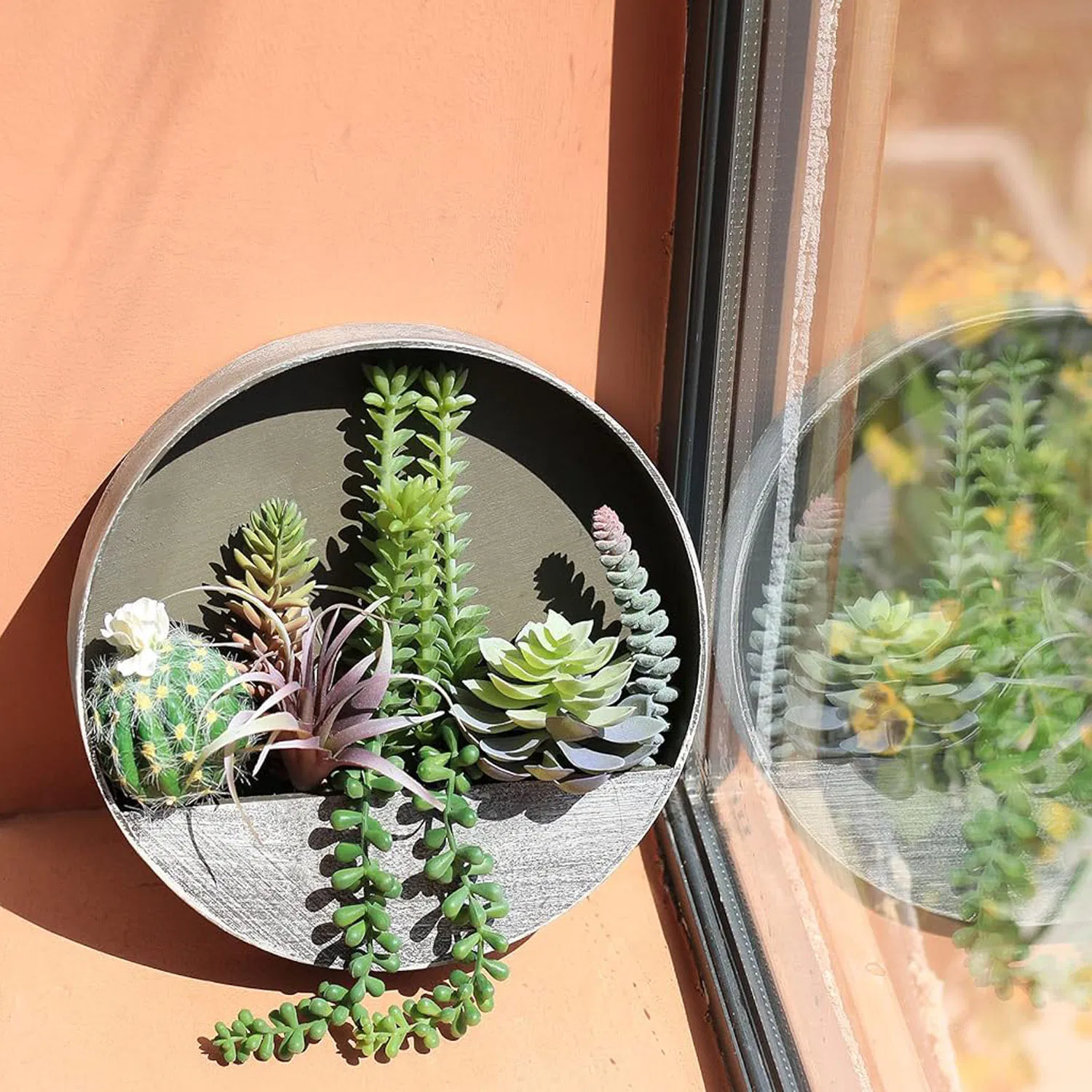 Home Decor Wall Hanging Succulents Decorative Artificial Plants