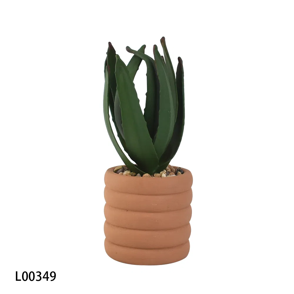 Plastic Artificial Plants Pot Decorative Tree Leaves Faux Plants Greenery Palm Tree