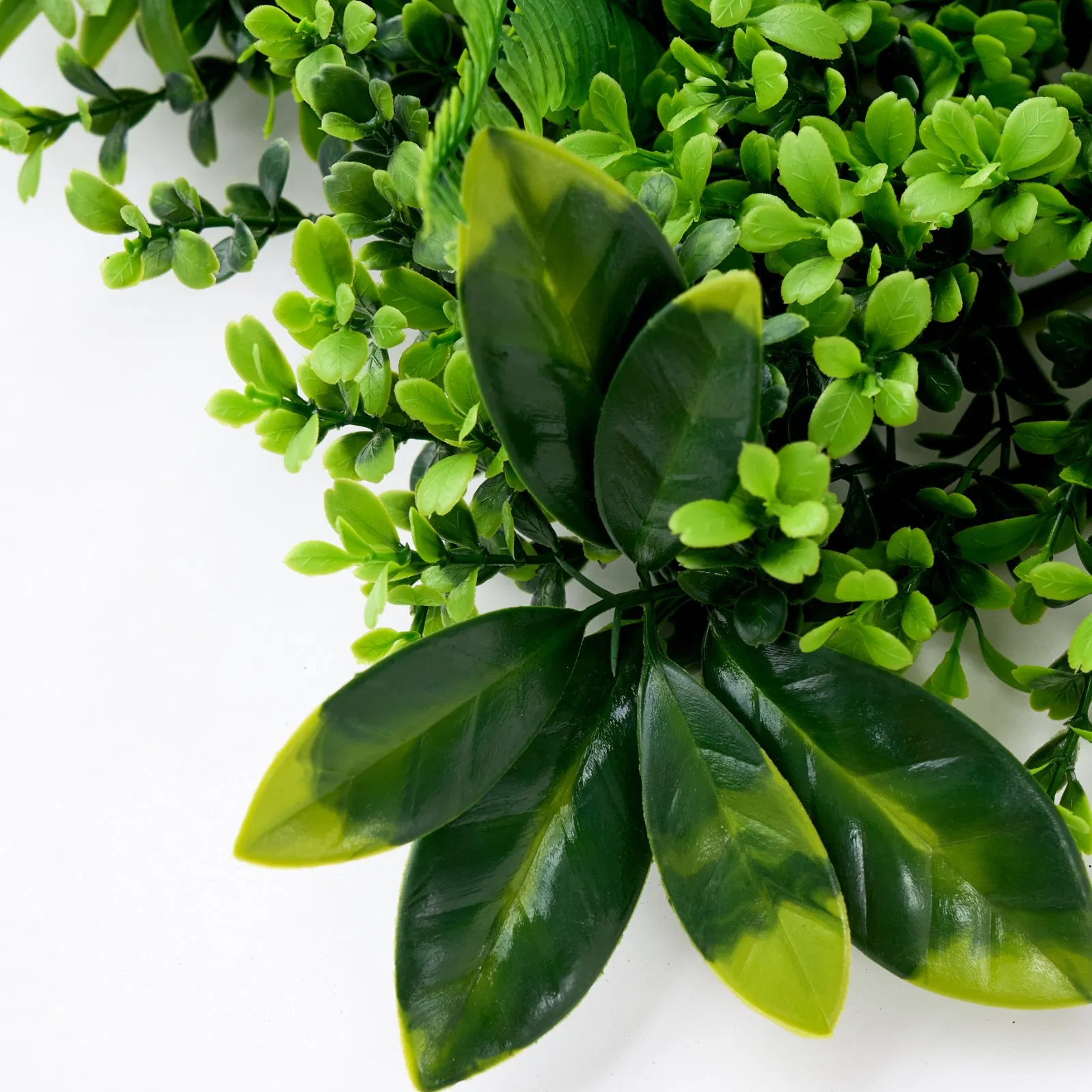 3D 100cm Artificial UV Protected PE Green Grass Panel Indoor and Outdoor Faux Plant Panel