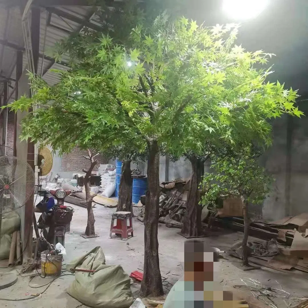 Height Large Artificial Fiberglass Arts Crafts Artificial Maple Tree