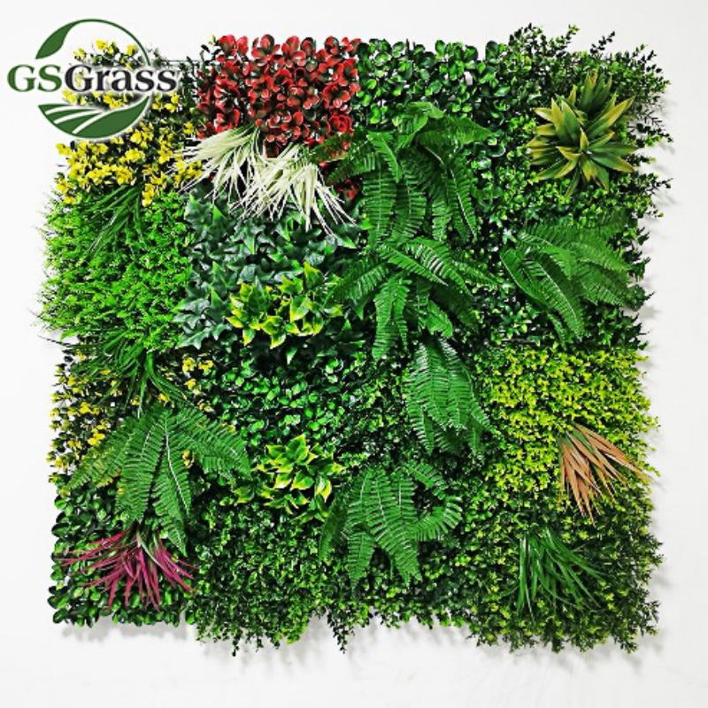 Anti UV Factory Direct Wholesale Artificial Grass Plants Vertical Garden Panels