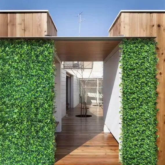 Artificial Green Plants Panel