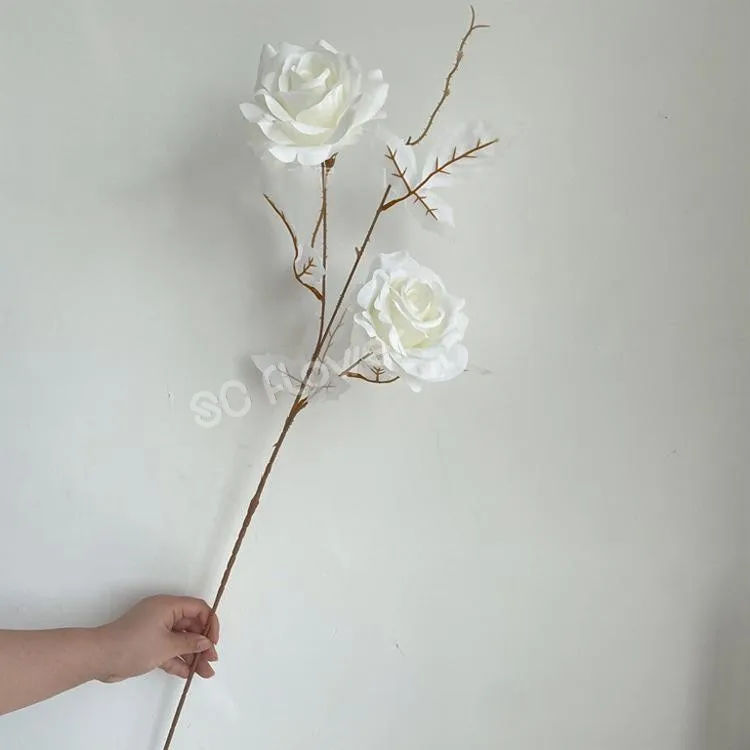 Silk Rose Detail Focus