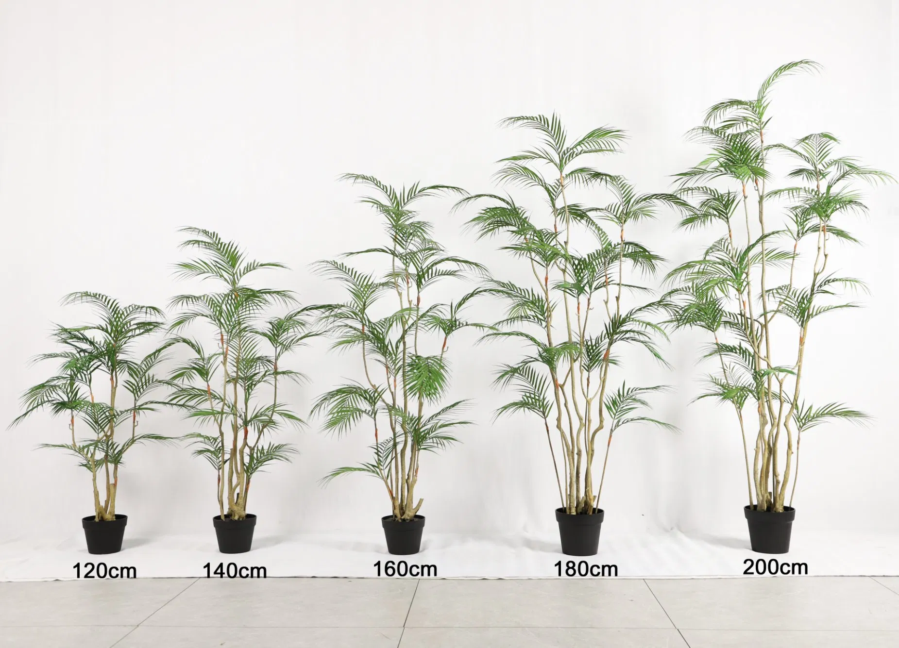 Wholesale Faux Tropical Decor Plastic Artificial Palm Trees