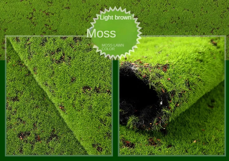 Factory Wholesale 1m*1m Artificial Moss Wall Counter Decoration Landscaping