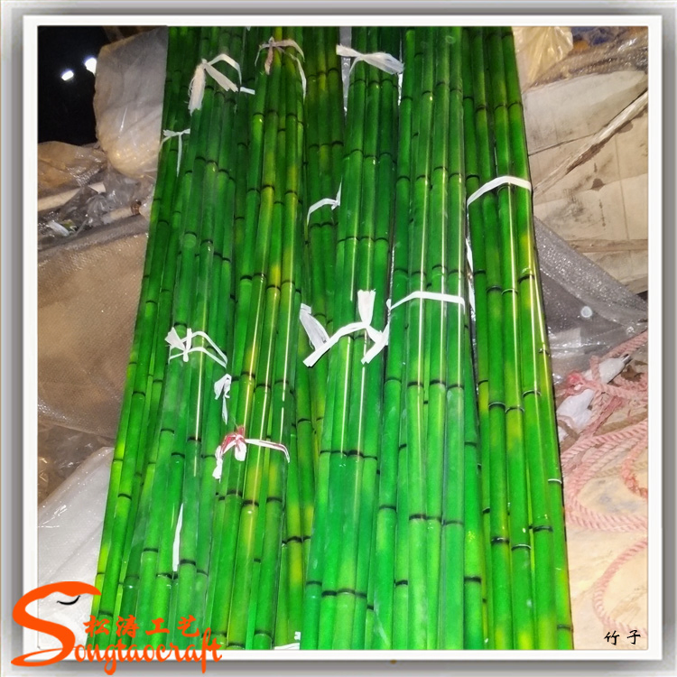 Artificial Bamboo Fake Lucky Bamboo Trunk Without Leaves for Decoration
