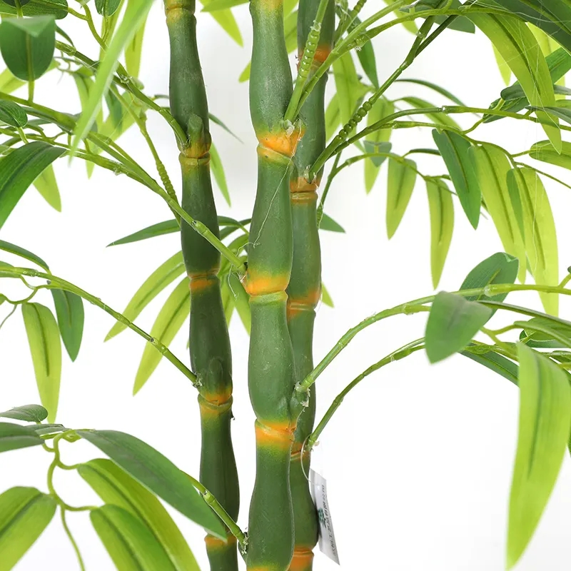 1.4m/4FT 1.1m/3FT High Quality Faux Greenery Simulation Green Plant Buddha Belly Bamboo for Home Office Decoration