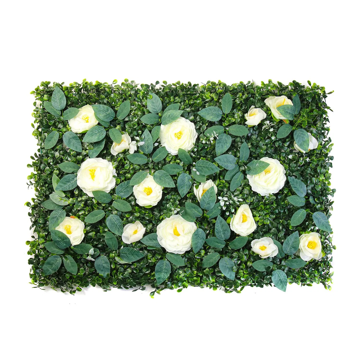 Best Price Green Decorative Artificial Grass Wall Vertical Moss Garden Ornament Plastic Leaves Landscaping Fence Decorative