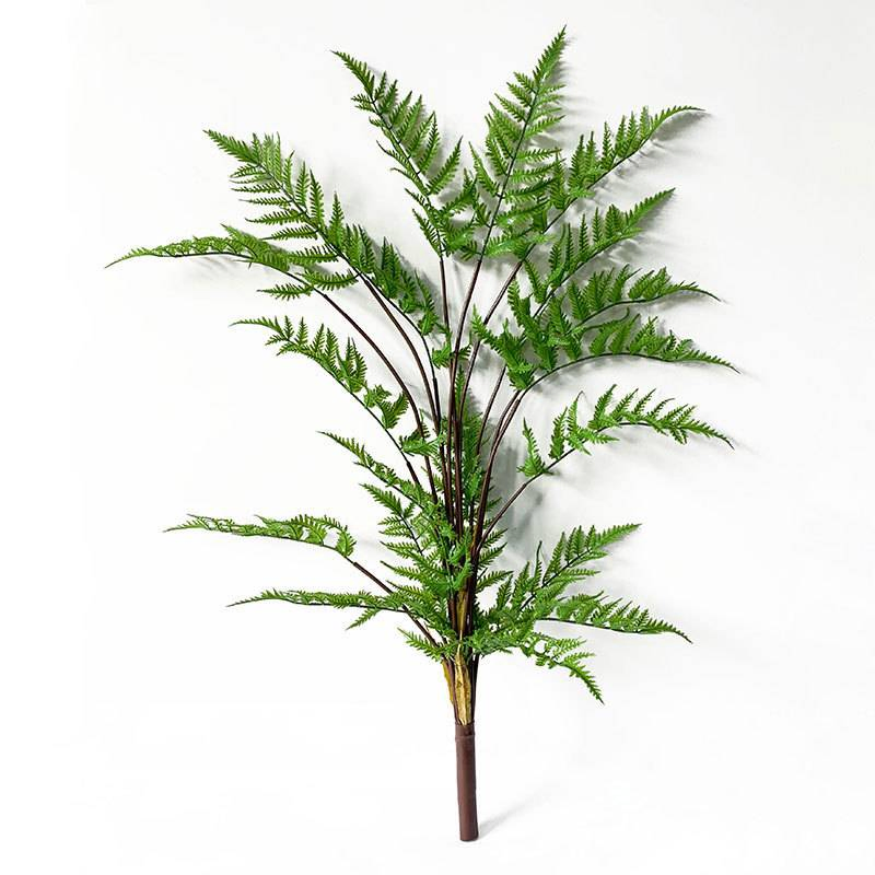 High Simulation 3 Sizes Faux Greenery Persian Wall Hanging Plant Plastic Shrub Plants Bushes Artificial Fern Plant Bushes