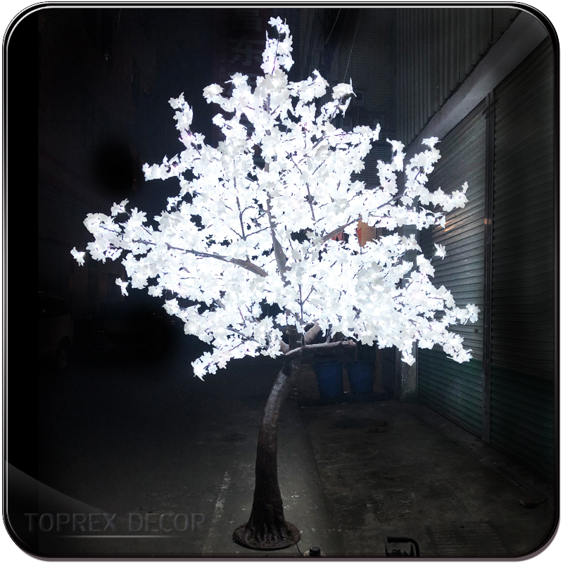 Toprex Decor Hot Sellings Large Customizable High Brightness Christmas Light Bulbs Maple Artificial Autumn Tree