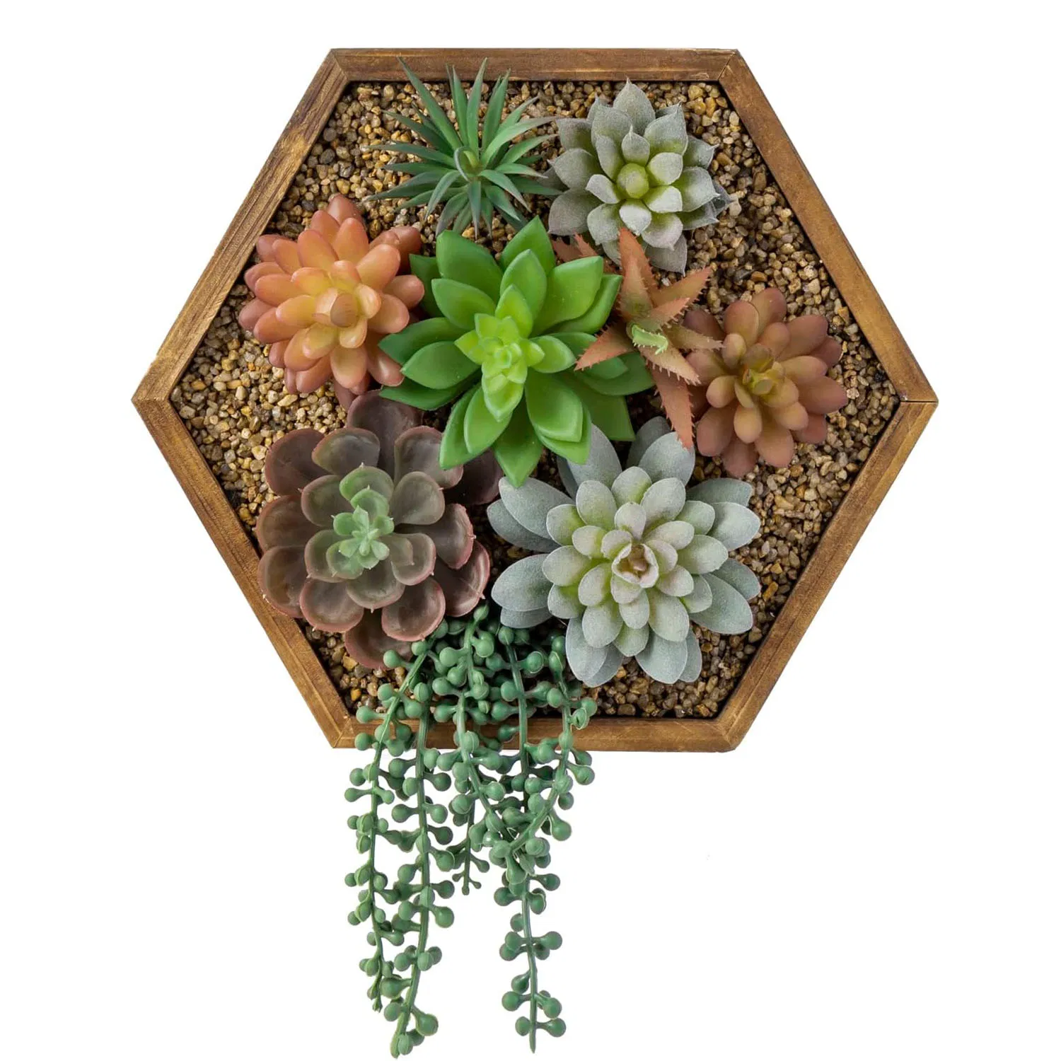 3D Art Wall Hanging Succulent Artificial Plants