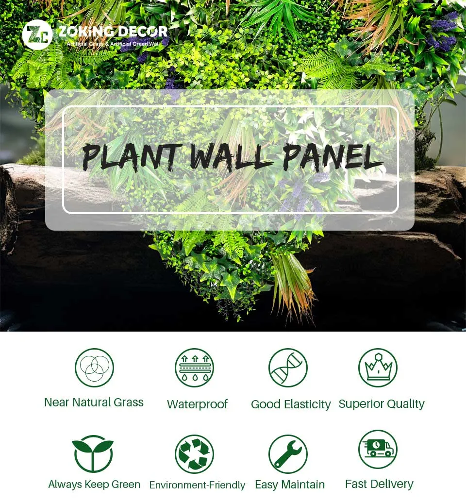 Artificial Green Moss Wall Panel